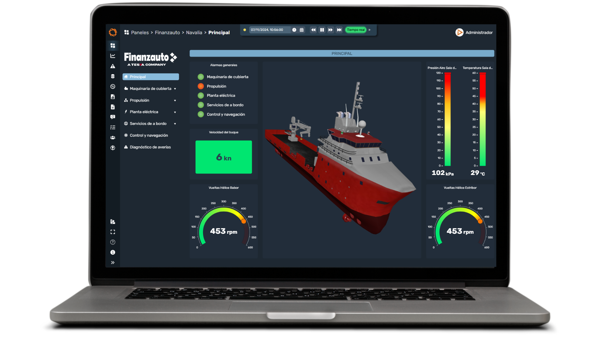 Dragsa trabaja en el sector de naves y barcos